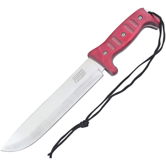 Frost Cutlery-Bowie Red Pakkawood