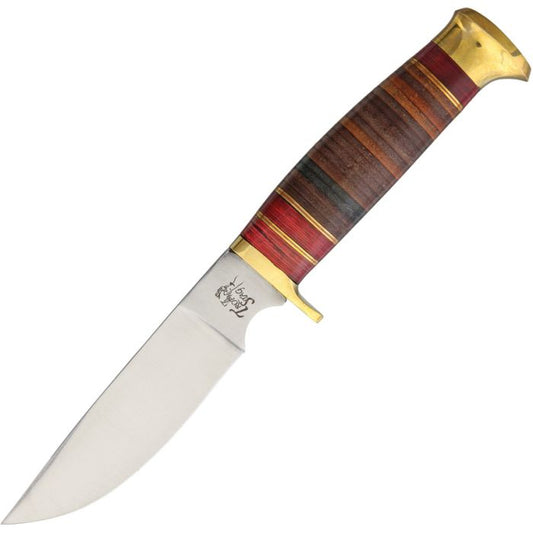 Frost Cutlery Trophy Stag Hunter Leather