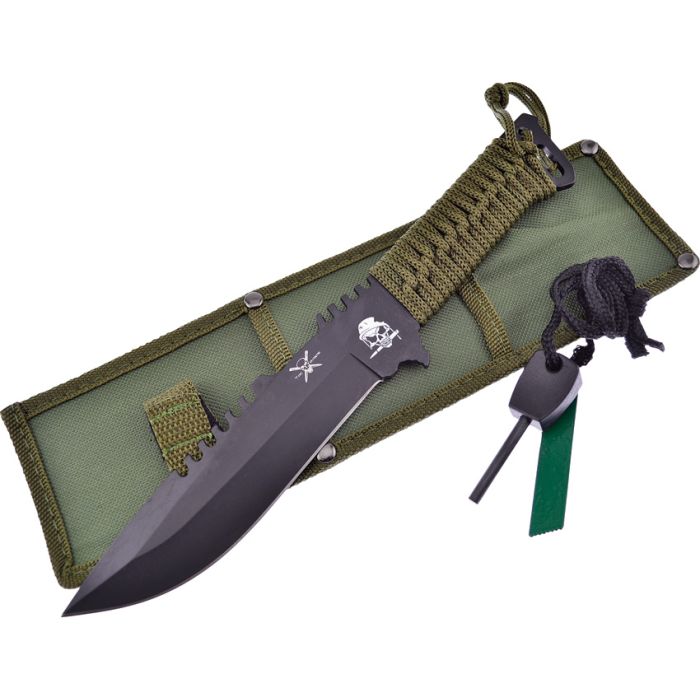 Frost Cutlery-Fixed Blade OD Green