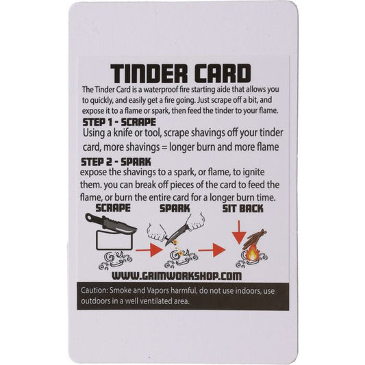 Grim Workshop Quick Start Tinder Card