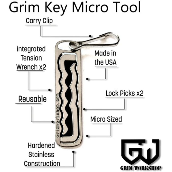 Grim Workshop Grim Key Micro Tool