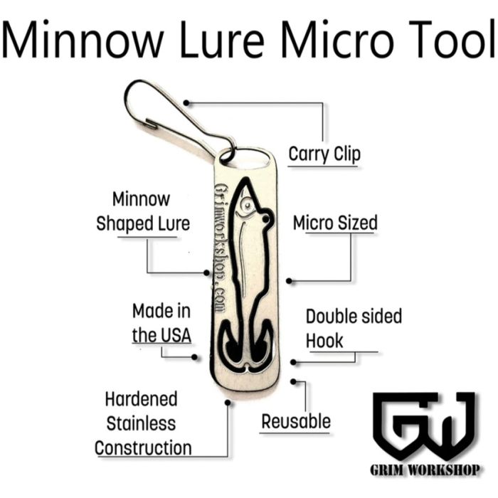 Grim Workshop Minnow Lure Micro Tool