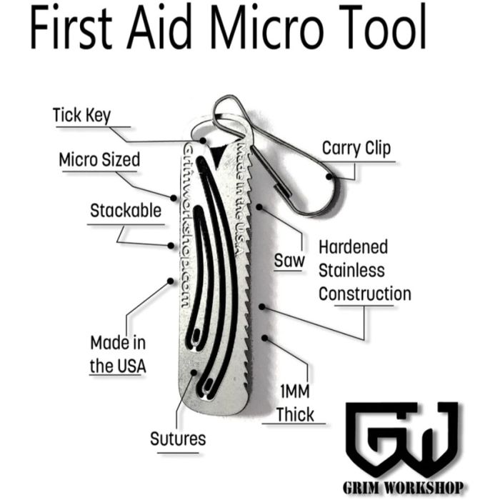 Grim Workshop First Aid Micro Tool