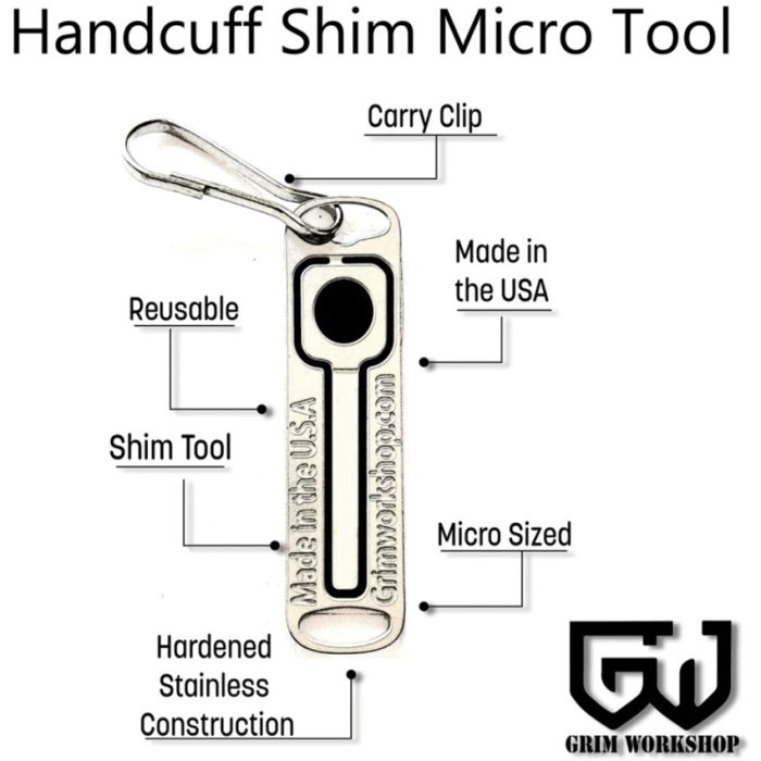 Grim Workshop Handcuff Shim Micro Tool