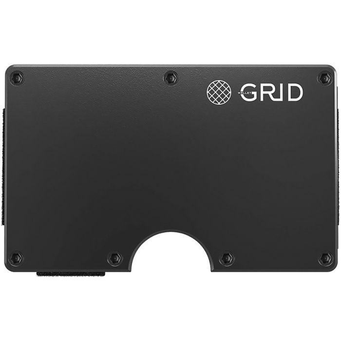 GRID Wallet Gunmetal Aluminum Wallet