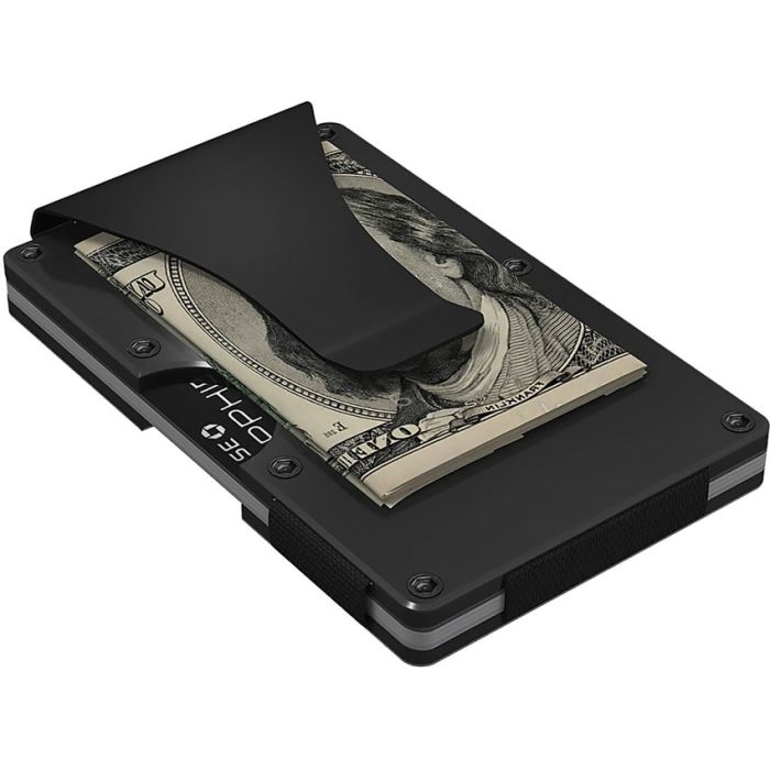 GRID Wallet Gunmetal Aluminum Wallet