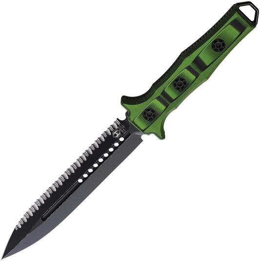 Heretic Knives-Nephilim Fixed Blade Grn/Blk