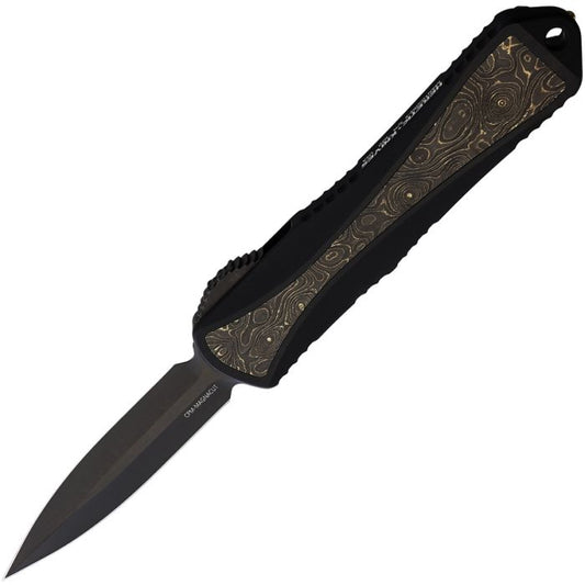 Heretic Knives Auto Manticore OTF Gold