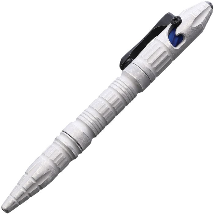 Heretic Knives Thoth Tactical Pen Blue/White