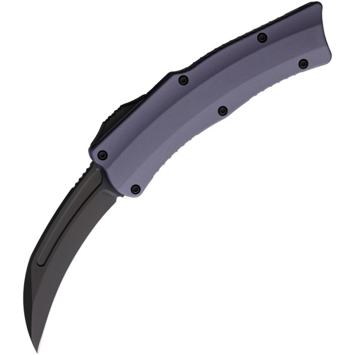 Heretic Knives Auto ROC OTF Purple Gray