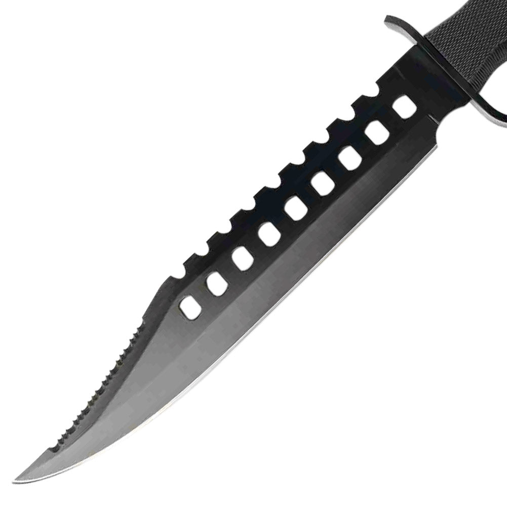 Survivors Bowie Sawback Knife 17 Inches Black