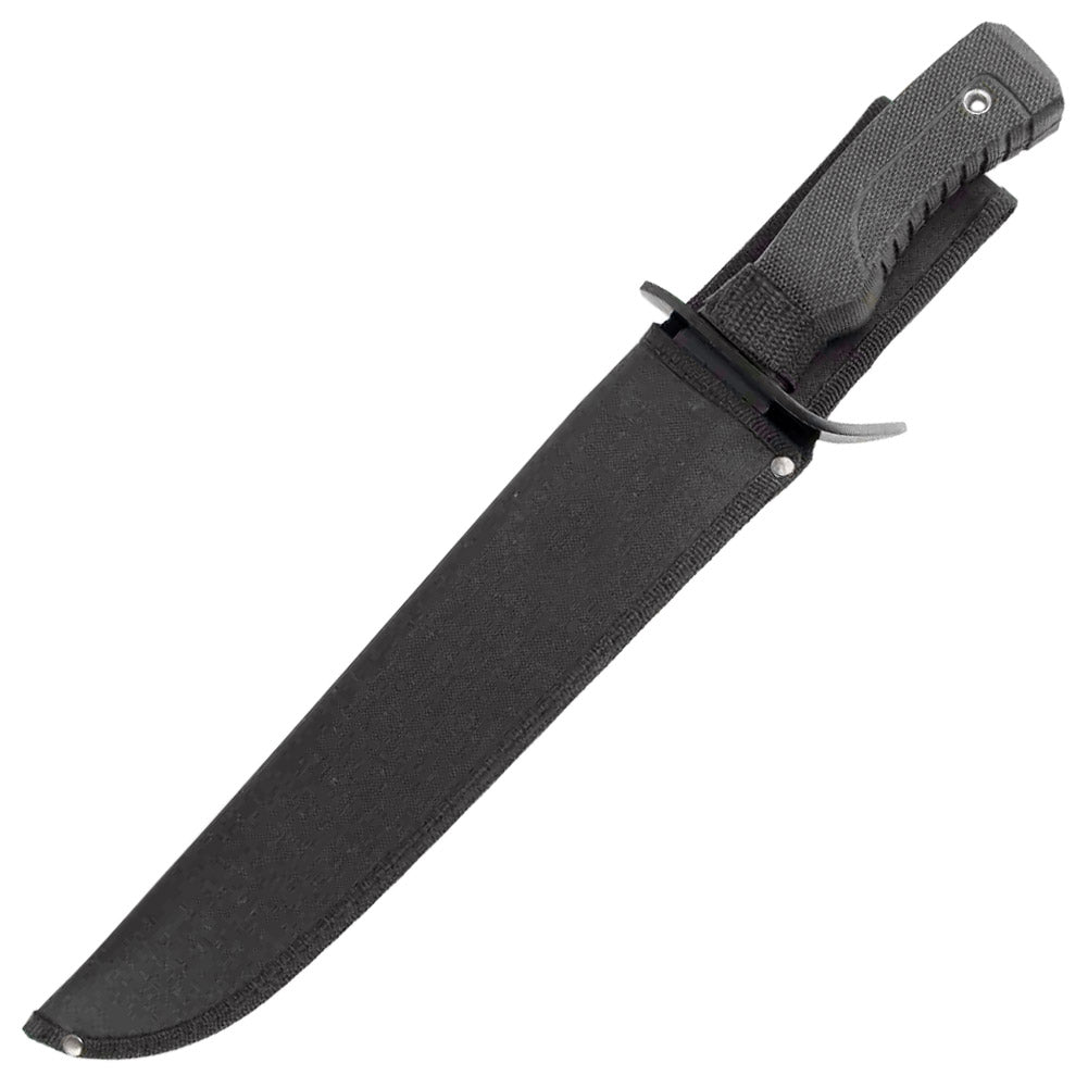 Survivors Bowie Sawback Knife 17 Inches Black