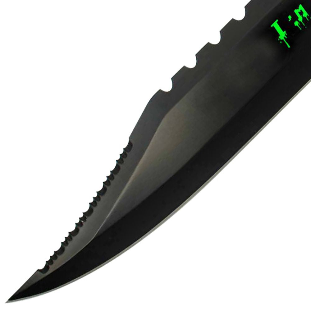 Merciless Killer Sawback Stainless Steel Bowie Knife