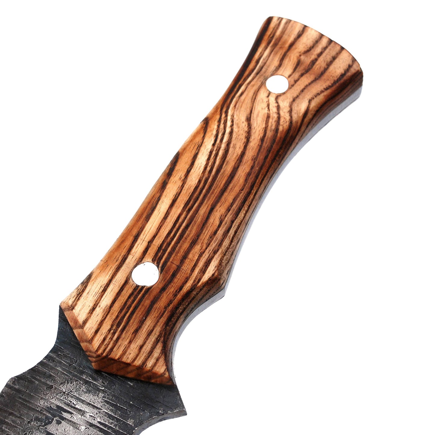 Wild Hog Bowie Outdoor Hunting Knife | Wooden Handle |