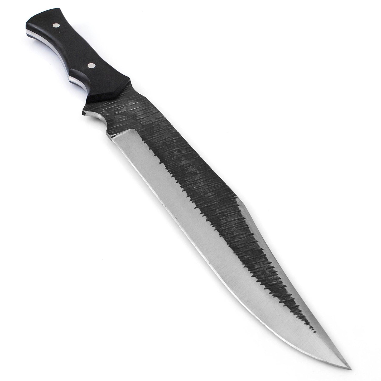 Wild Hog Bowie Outdoor Hunting Knife |Large-Micarta Handle|