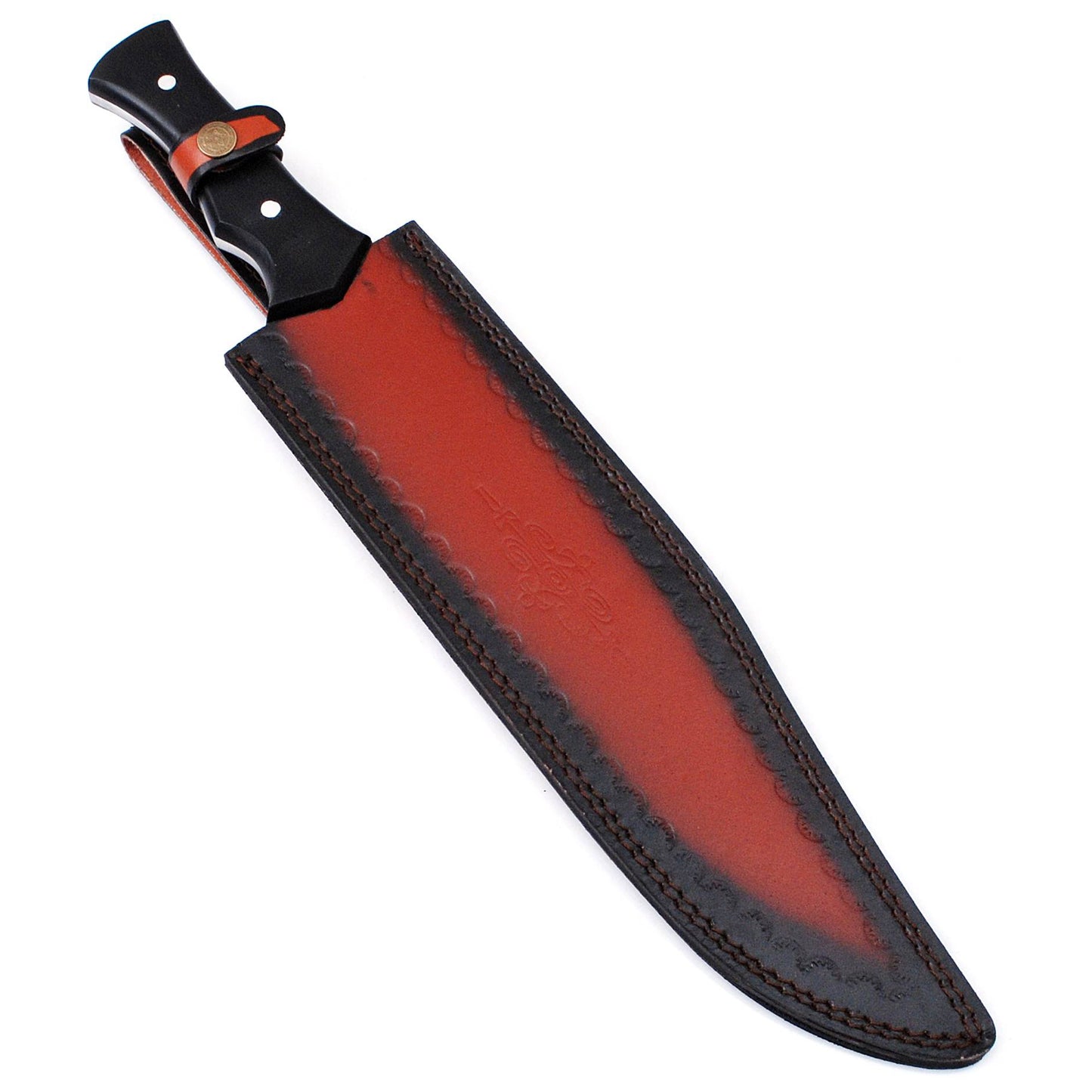 Wild Hog Bowie Outdoor Hunting Knife |Large-Micarta Handle|