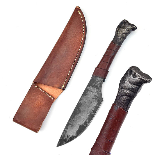 Boar Connection Hand Forged Full Tang Collectible Hunting Knife