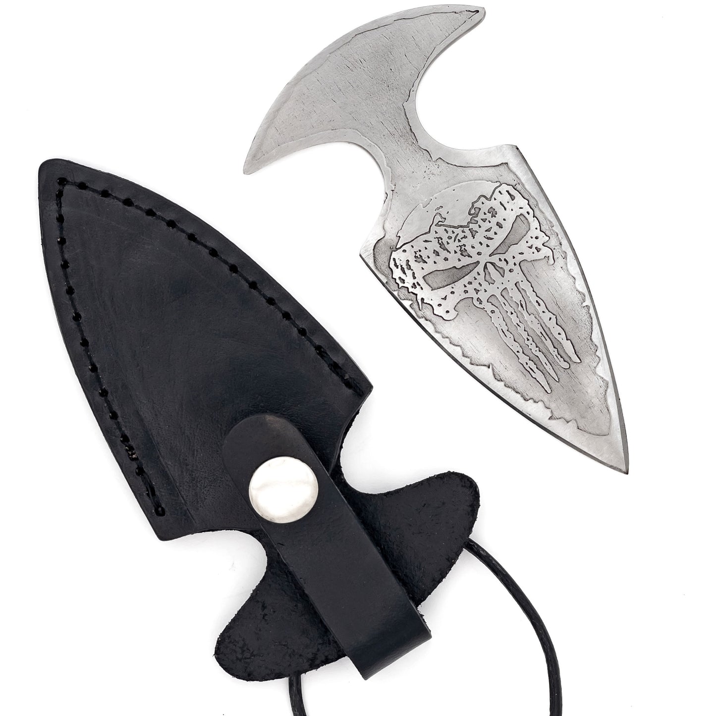 Pocket Reaper Push Dagger | High Carbon Steel Owl Face Punch Pocket Neck Knife