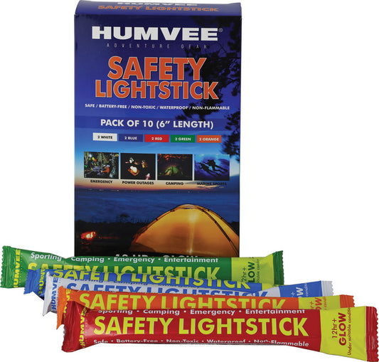 6" Safety Glow Stick 10 Pk