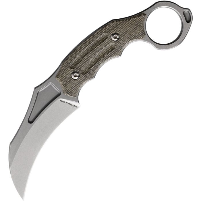 Hoback Knives Tusk Karambit Green