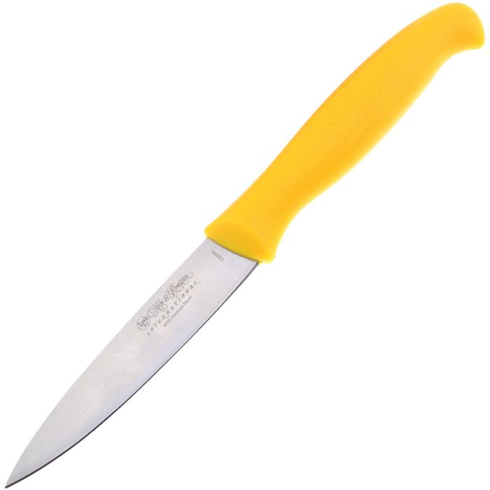 Hen & Rooster Paring Knife Yellow