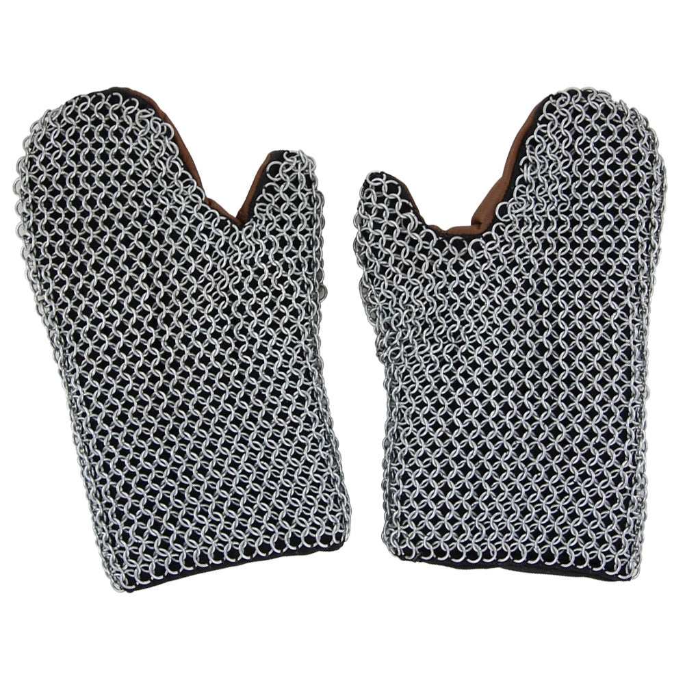 Padded 16g Functional Chainmail Battle Mittens