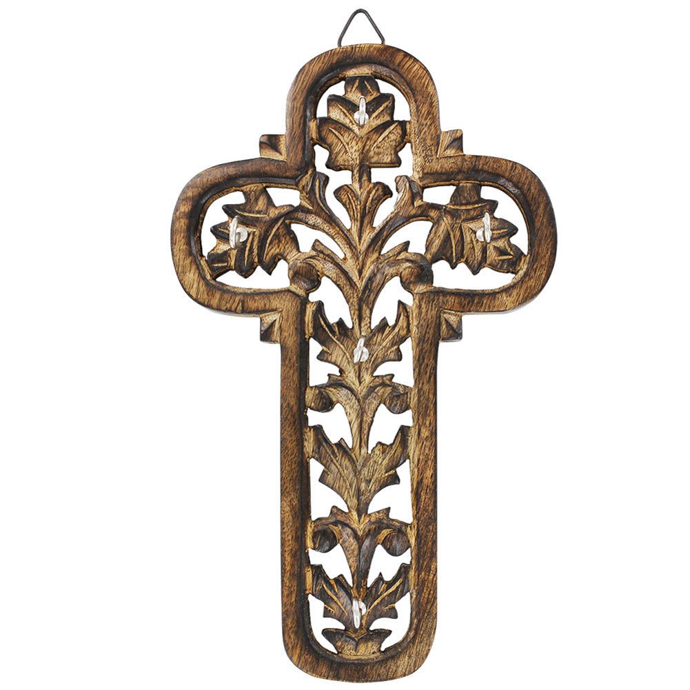 Handcrafted Climbing Faith Key Rack