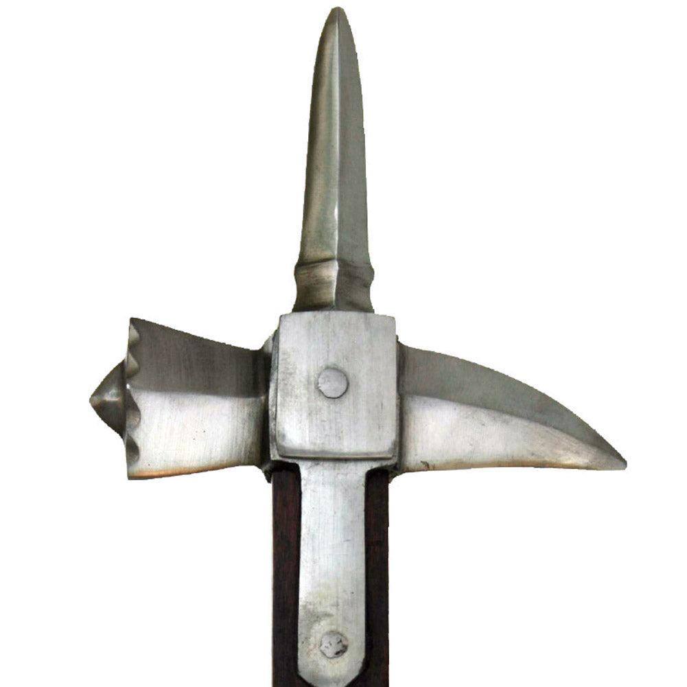 Medieval Functional Spiked Lucerne War Hammer