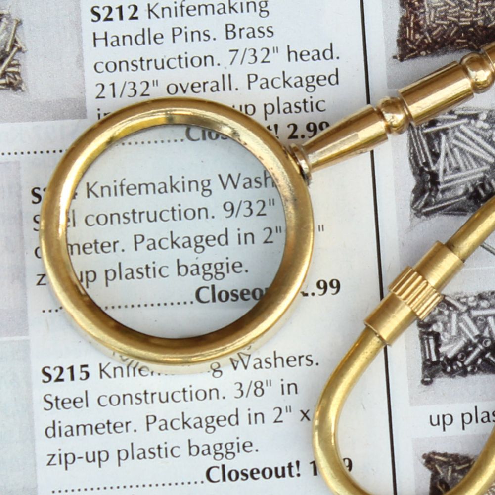 Tiny Explorer Genuine Brass Magnifying Keychain