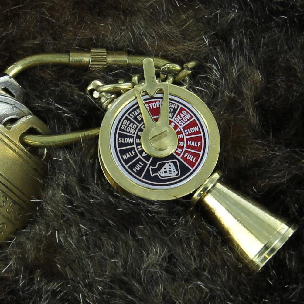 Engine Order Telegraph Replica Keychain