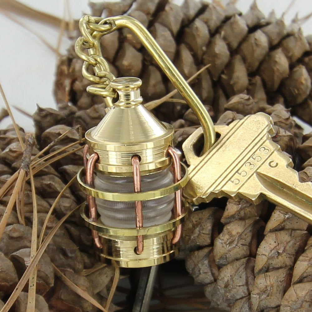 Nautical Boat Anchor Lantern Keychain