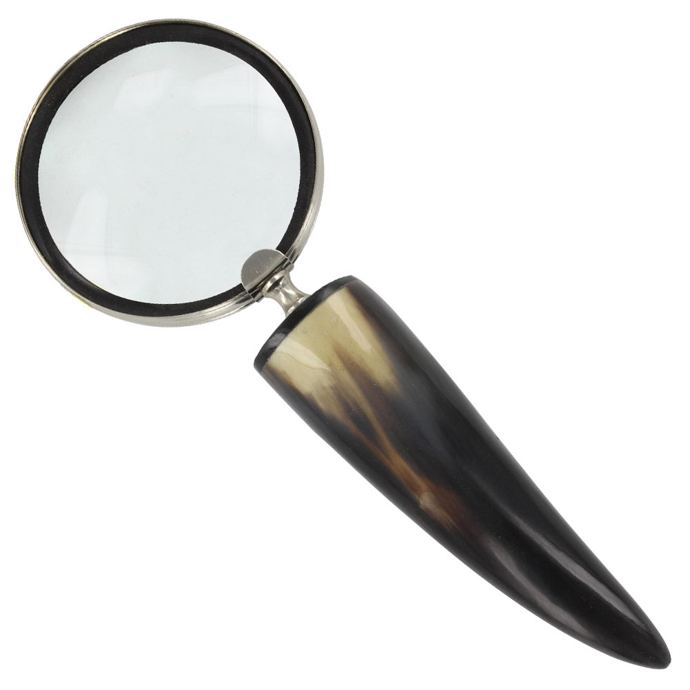 Executive Horn Magnify Glass Desk Accessory