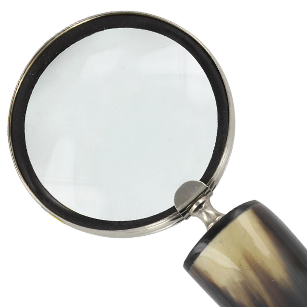 Executive Horn Magnify Glass Desk Accessory