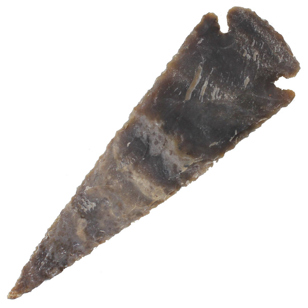 Medieval Flint Agate Arrowhead 4 Inch