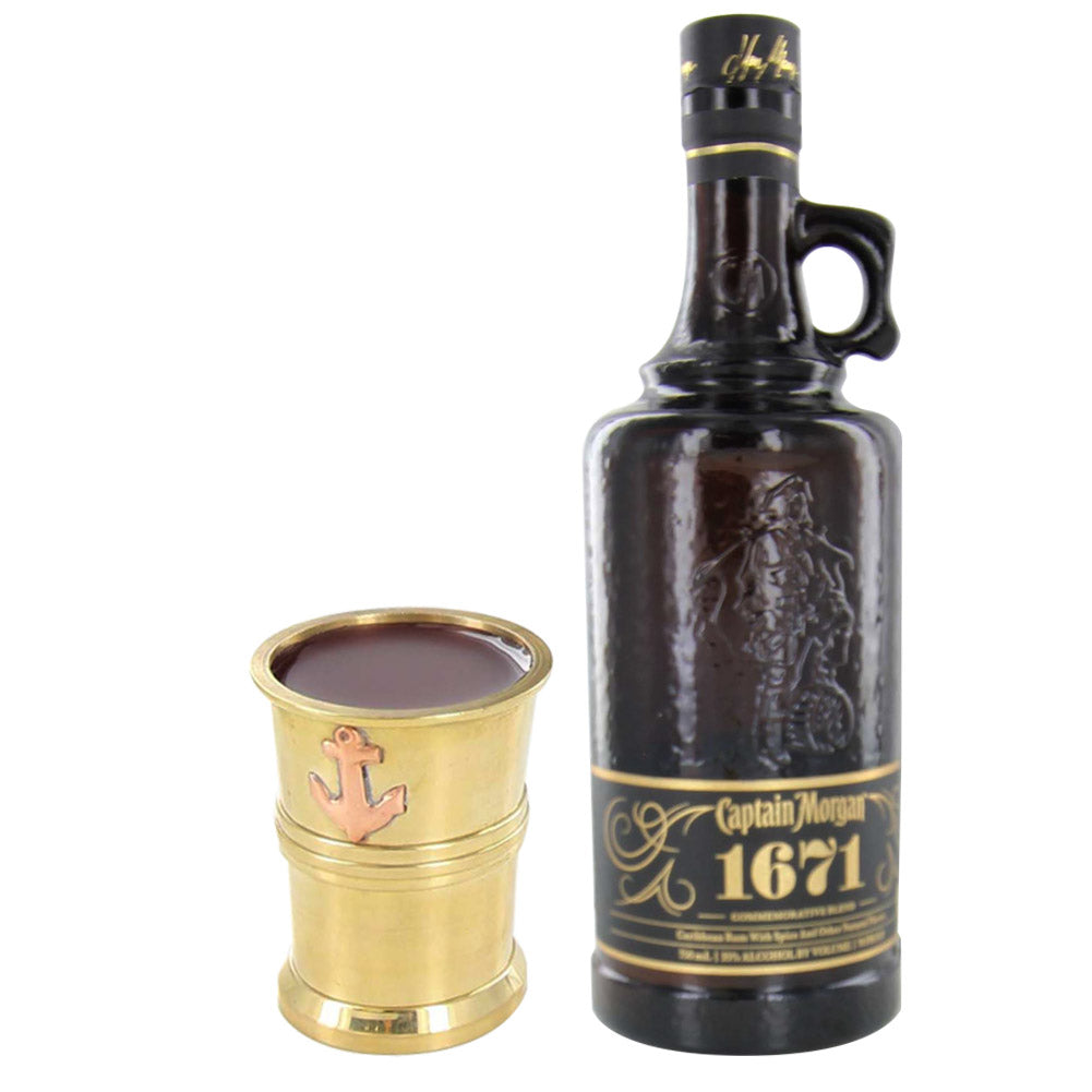 Brass Captains Privateer Shot Glass