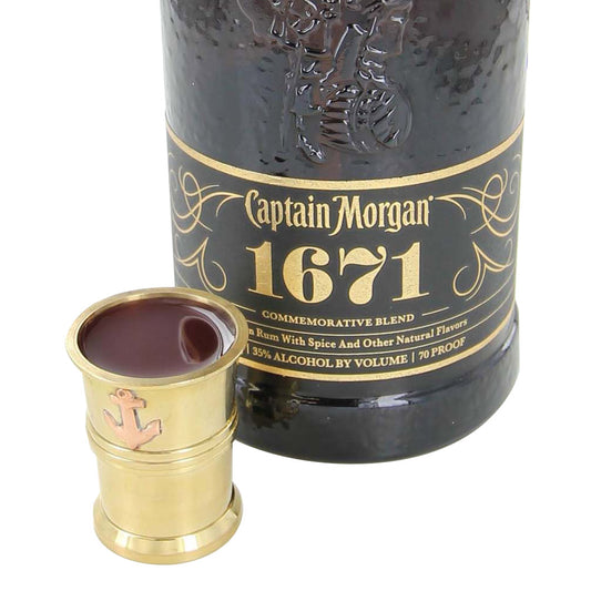 Brass Captains Privateer Shot Glass