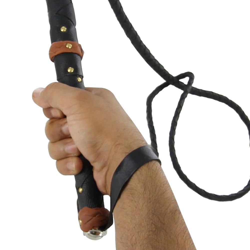 Handmade Spanish Main Leather Bull Whip