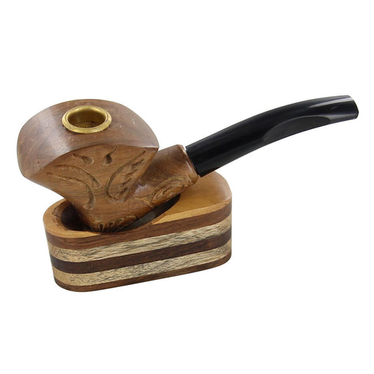 Handmade American Author Tobacco Pipe