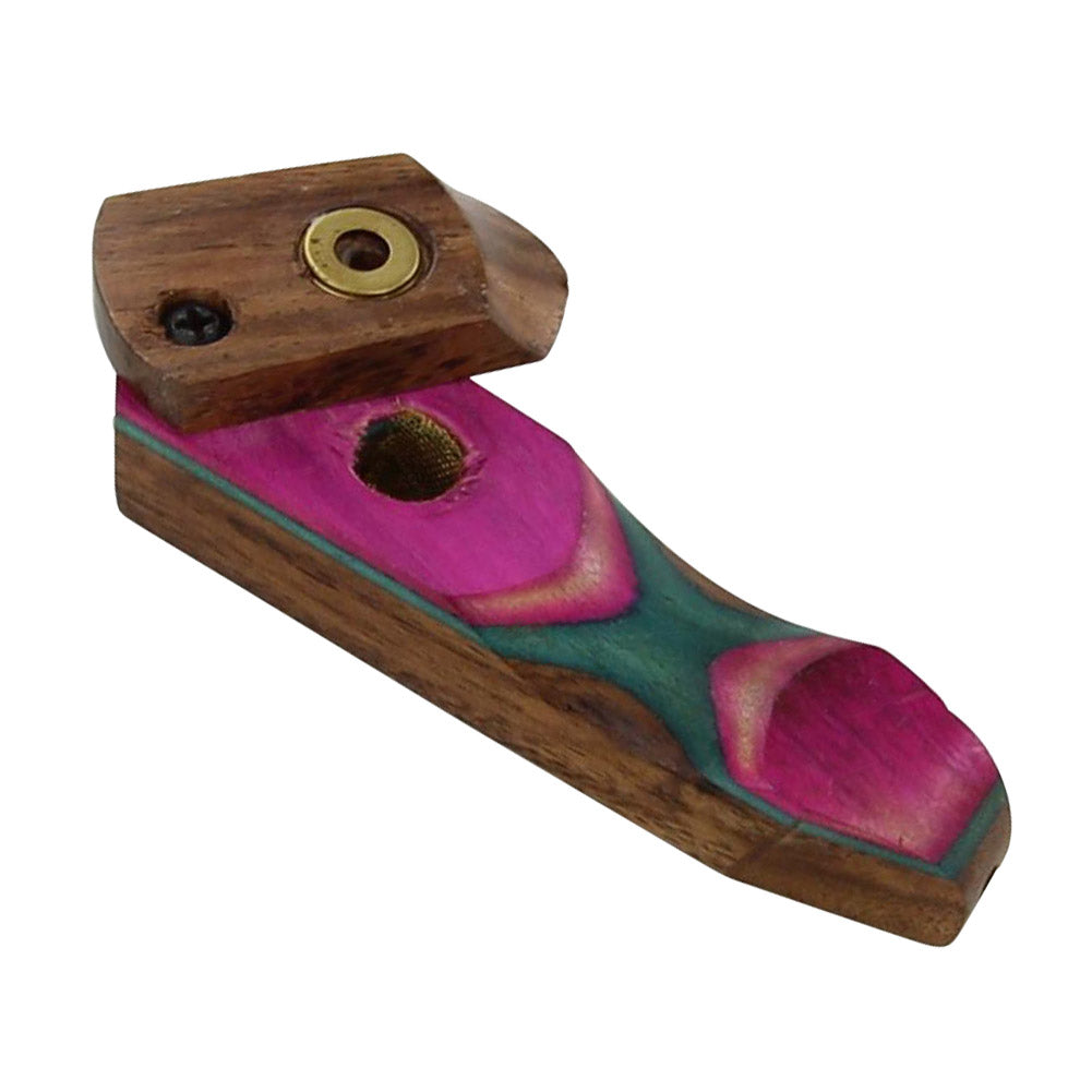 Mini Electric Slide Wooden Travel Pipe