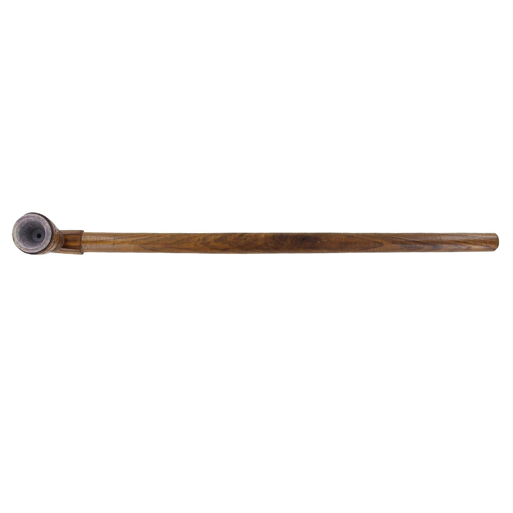 Running Wolf Traditional Wooden Ceremonial Pipe