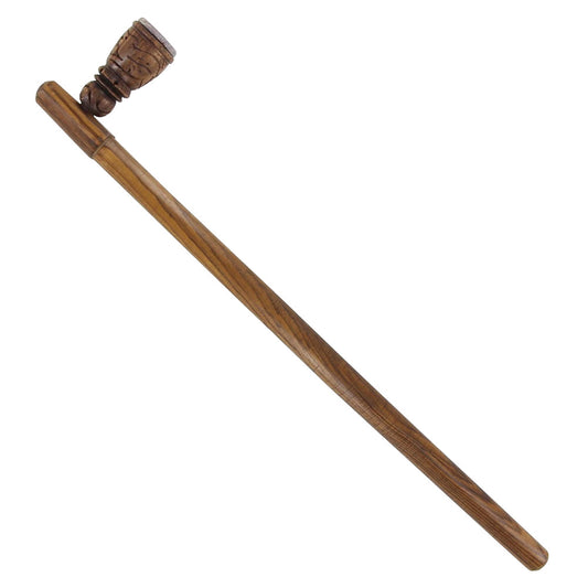 Running Wolf Traditional Wooden Ceremonial Pipe