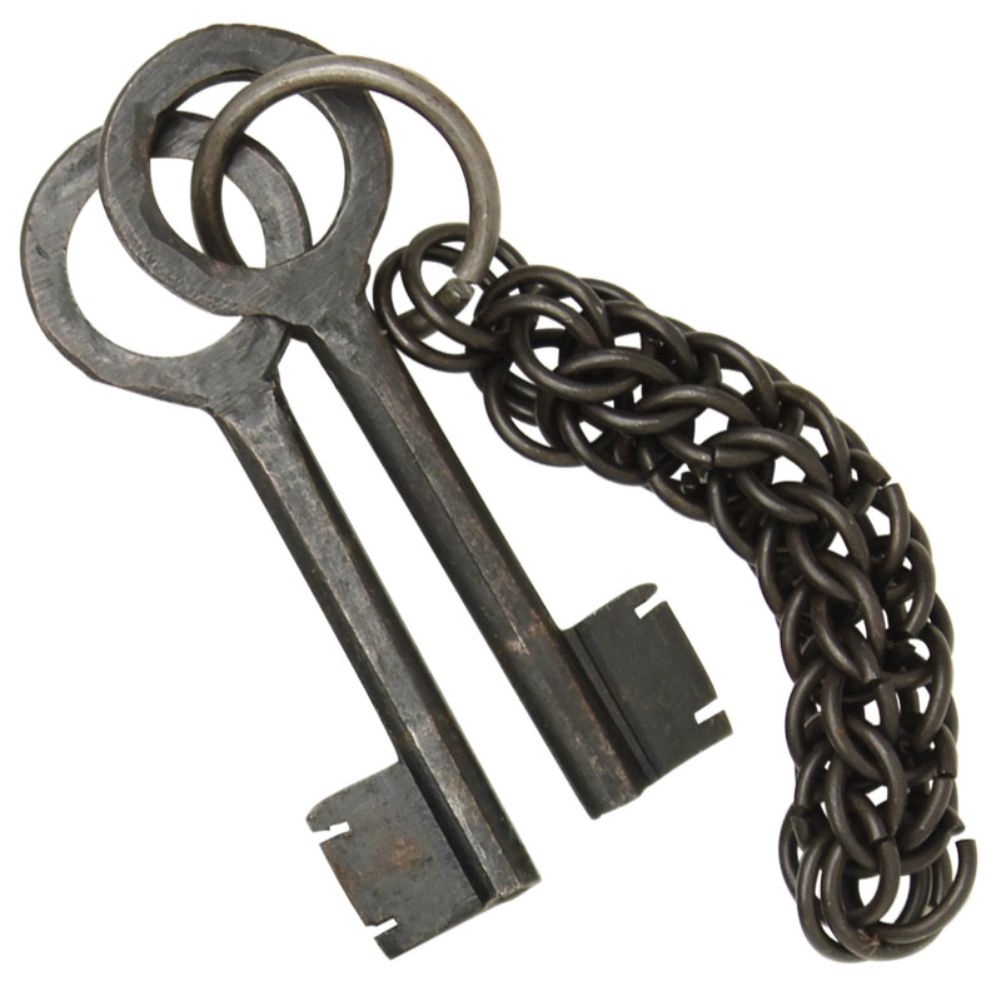 Dungeon Guardian Iron Prison Padlock with Keys