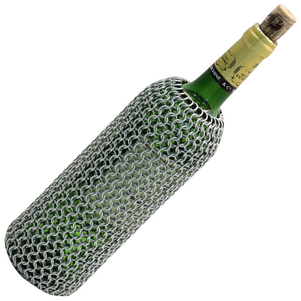 Medieval Chainmail Wine Bottle Bag