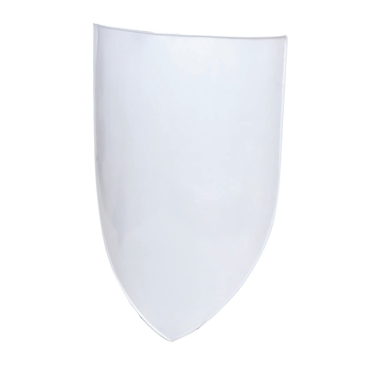 Classic European Medieval Blank White Customizable Heater Shield