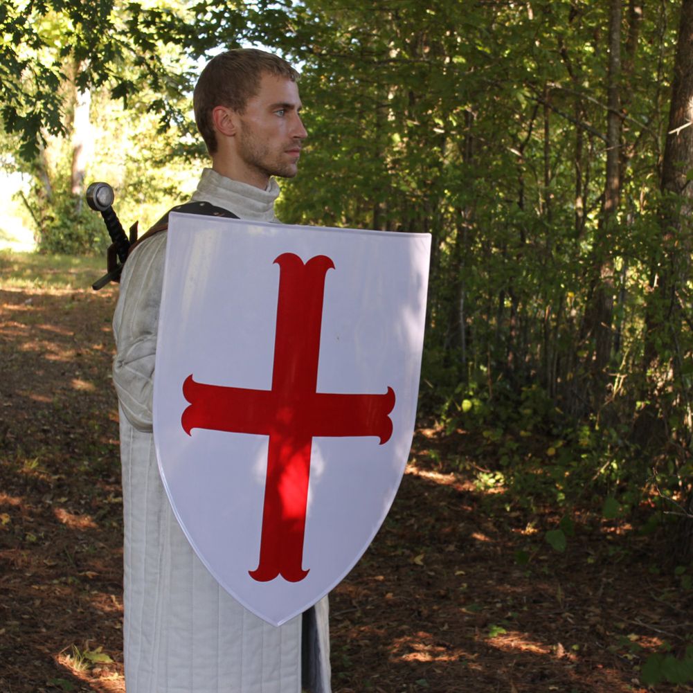 Medieval Templar Knight Heater Shield