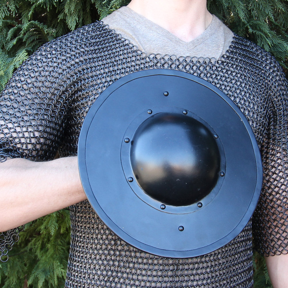 Medieval Archers Combat Buckler Shield Black