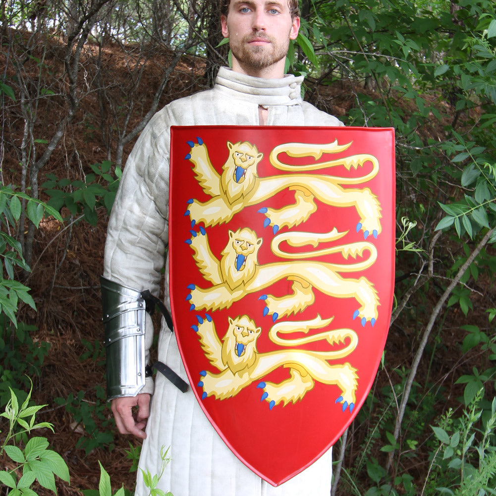 Battle ready Shield Edward I of England Medieval Heater