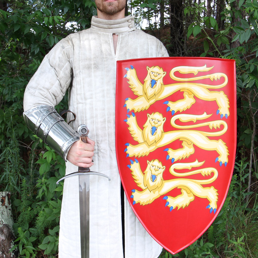 Battle ready Shield Edward I of England Medieval Heater