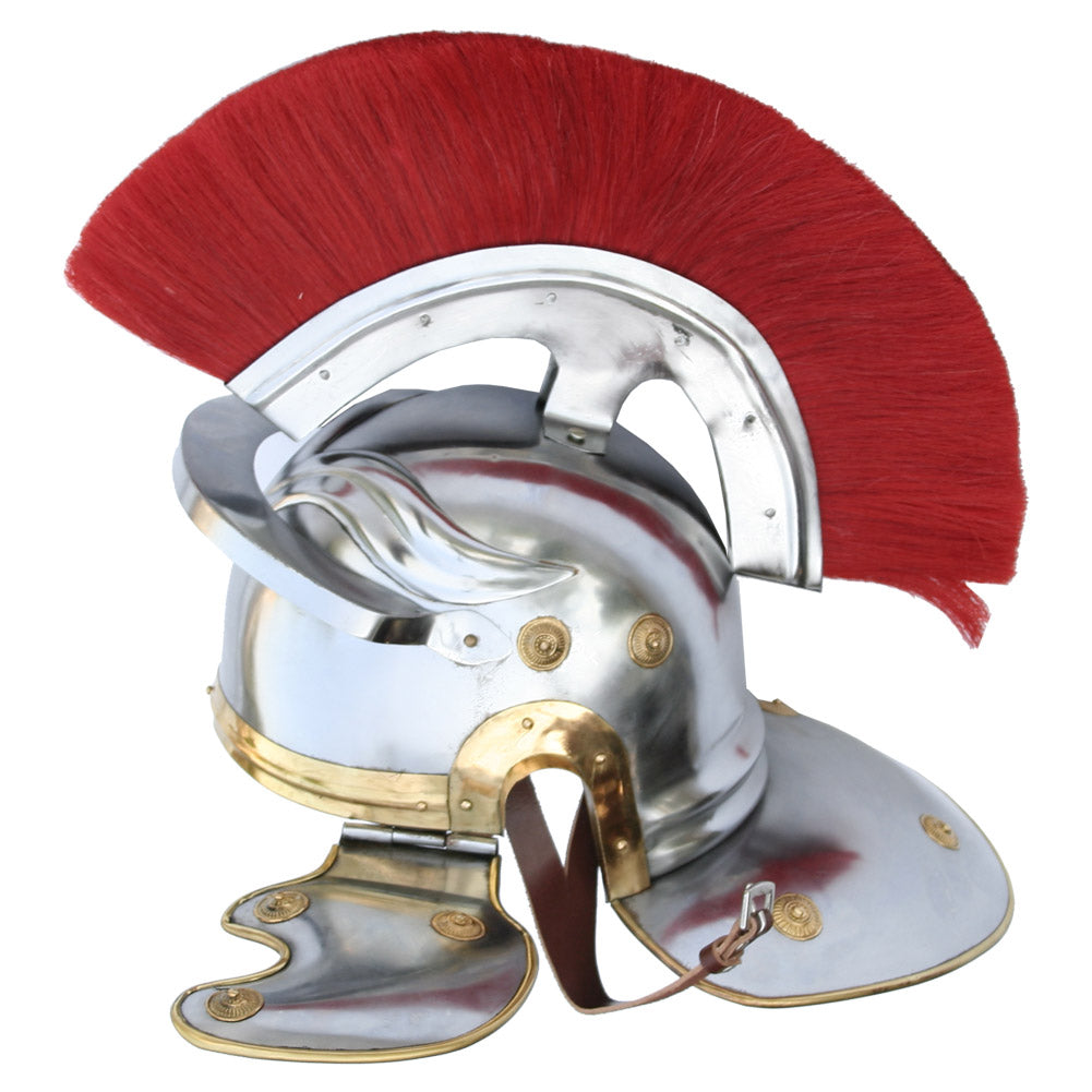 Roman Imperial Centurion Historical Helmet Armor 18G Steel