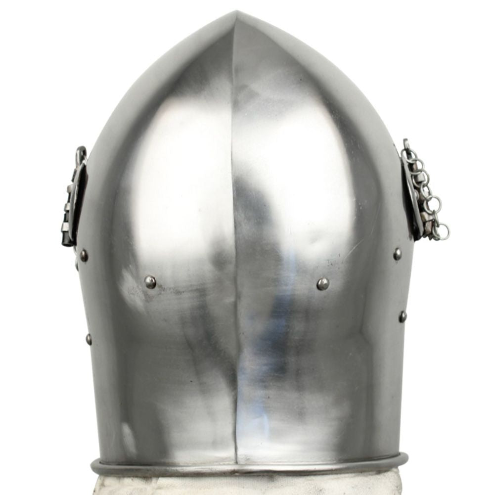 Medieval Renaissance Detachable Visor Barbute